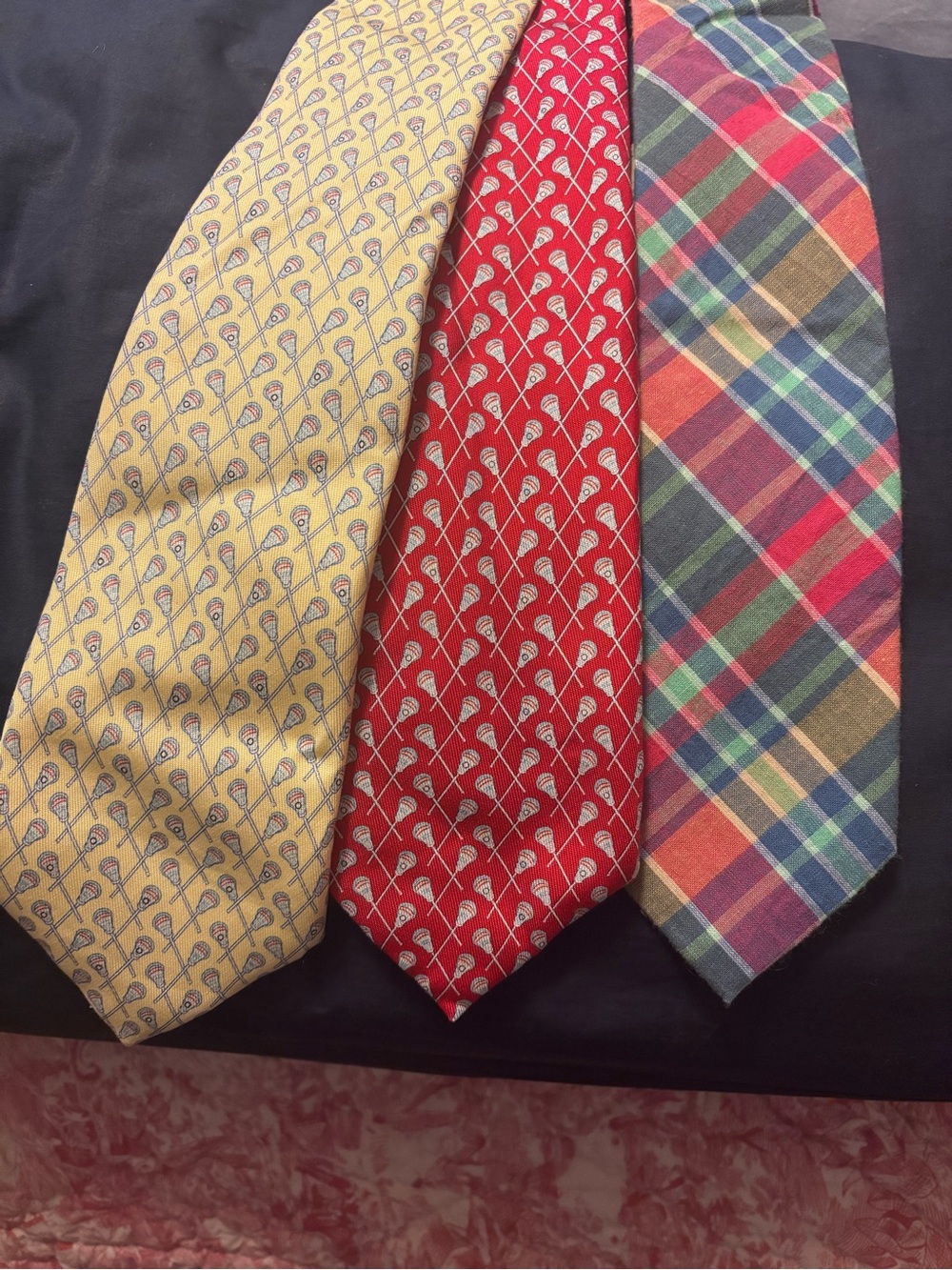 Vineyard Vines Men's Ties in Yellow, Red, and Multicolor Plaid